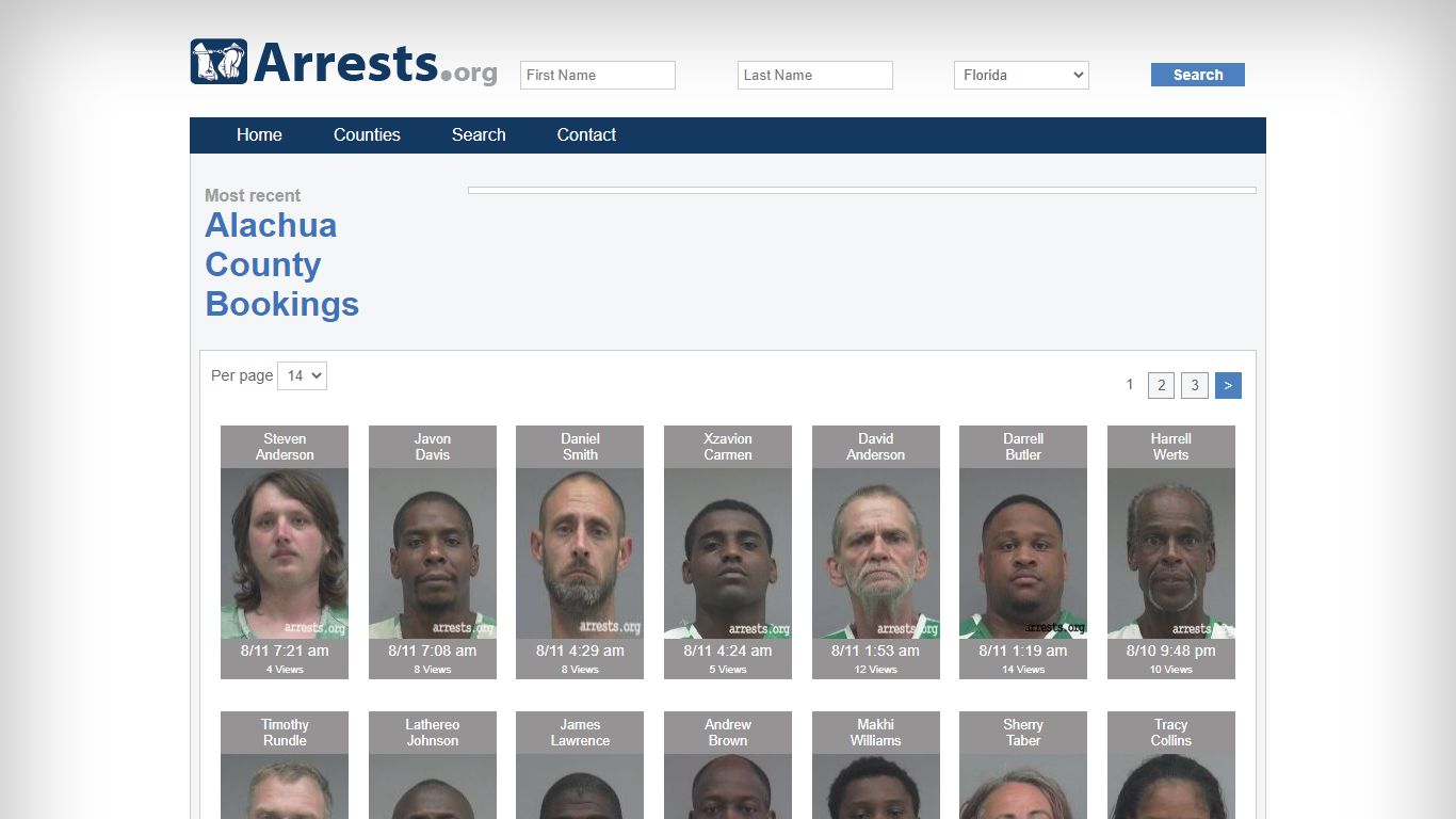 Alachua County Arrests and Inmate Search